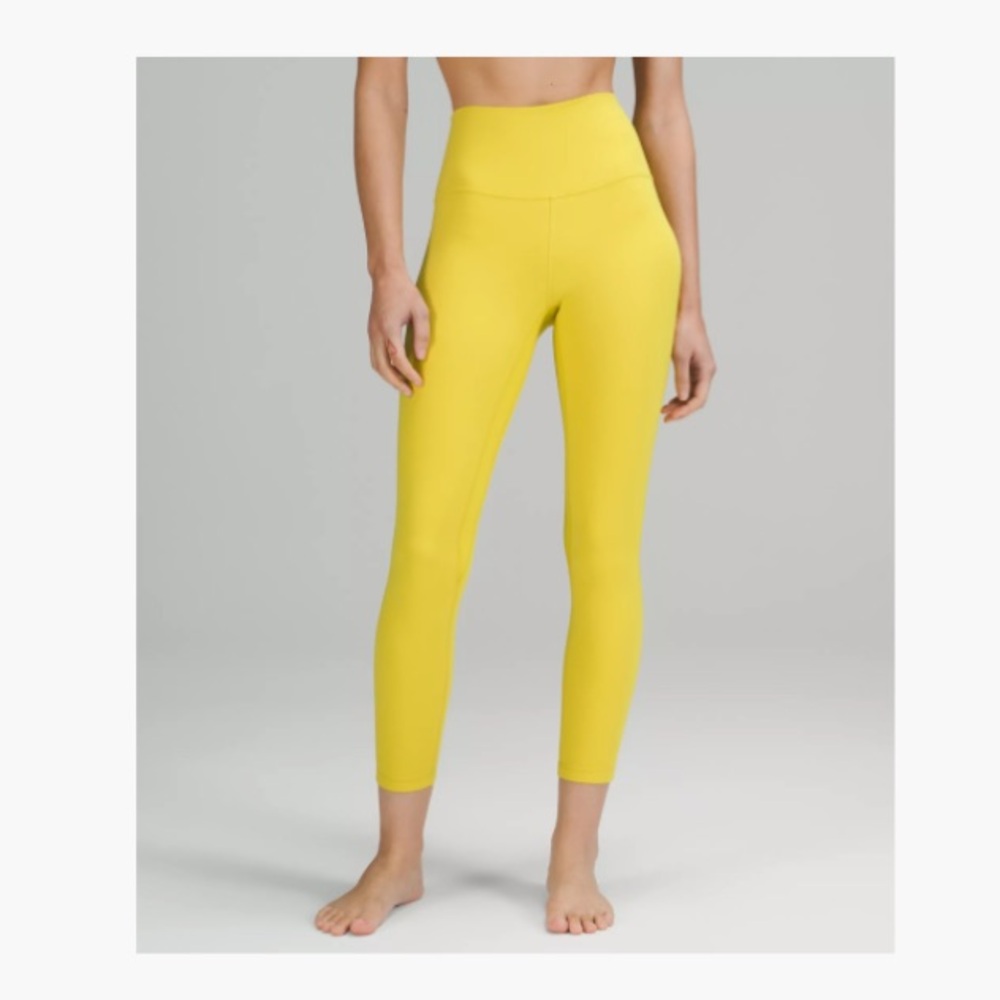 Lululemon Athletica Vibrant Yellow Leggings